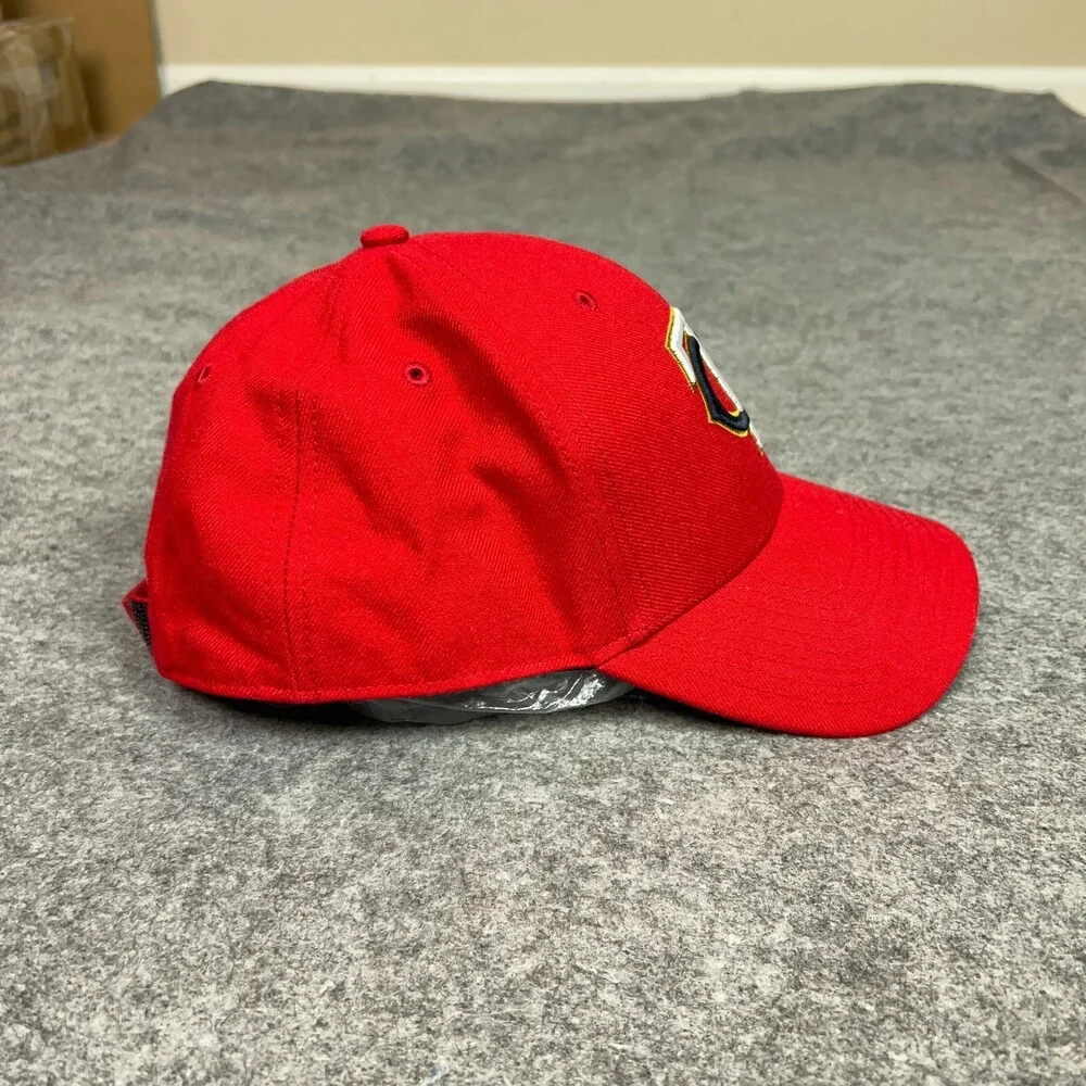 Minnesota Twins Men Hat Adjustable Red Cap Logo Wool Blend Baseball Dad‎ MLB 47
